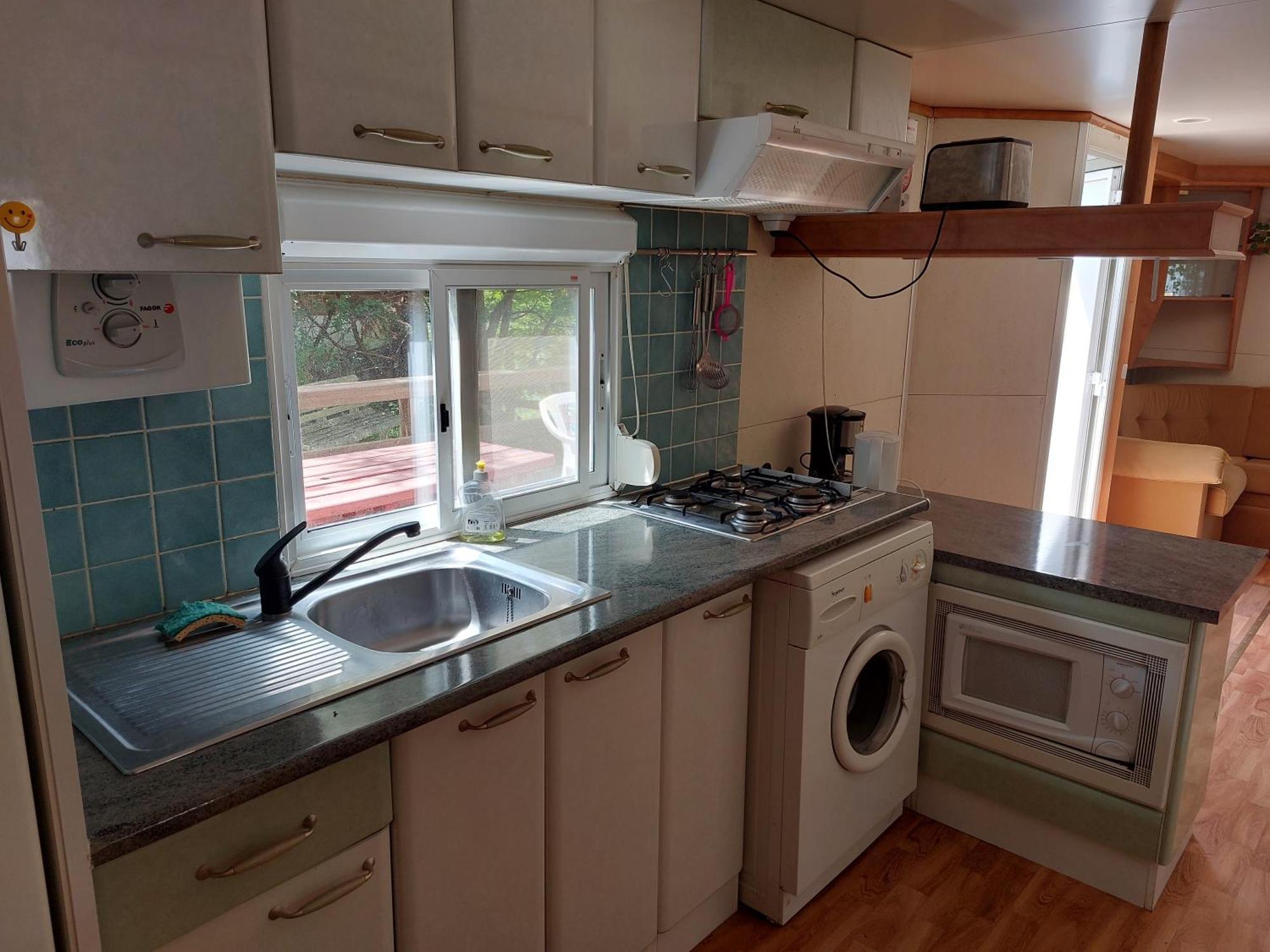 Camping L'Enclave Mobil-Home Estavar Bagian luar foto