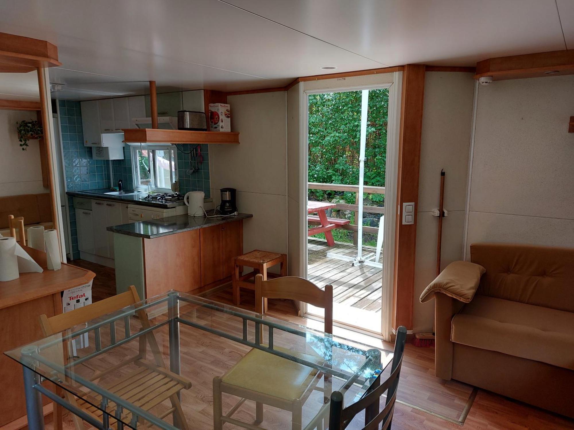 Camping L'Enclave Mobil-Home Estavar Bagian luar foto