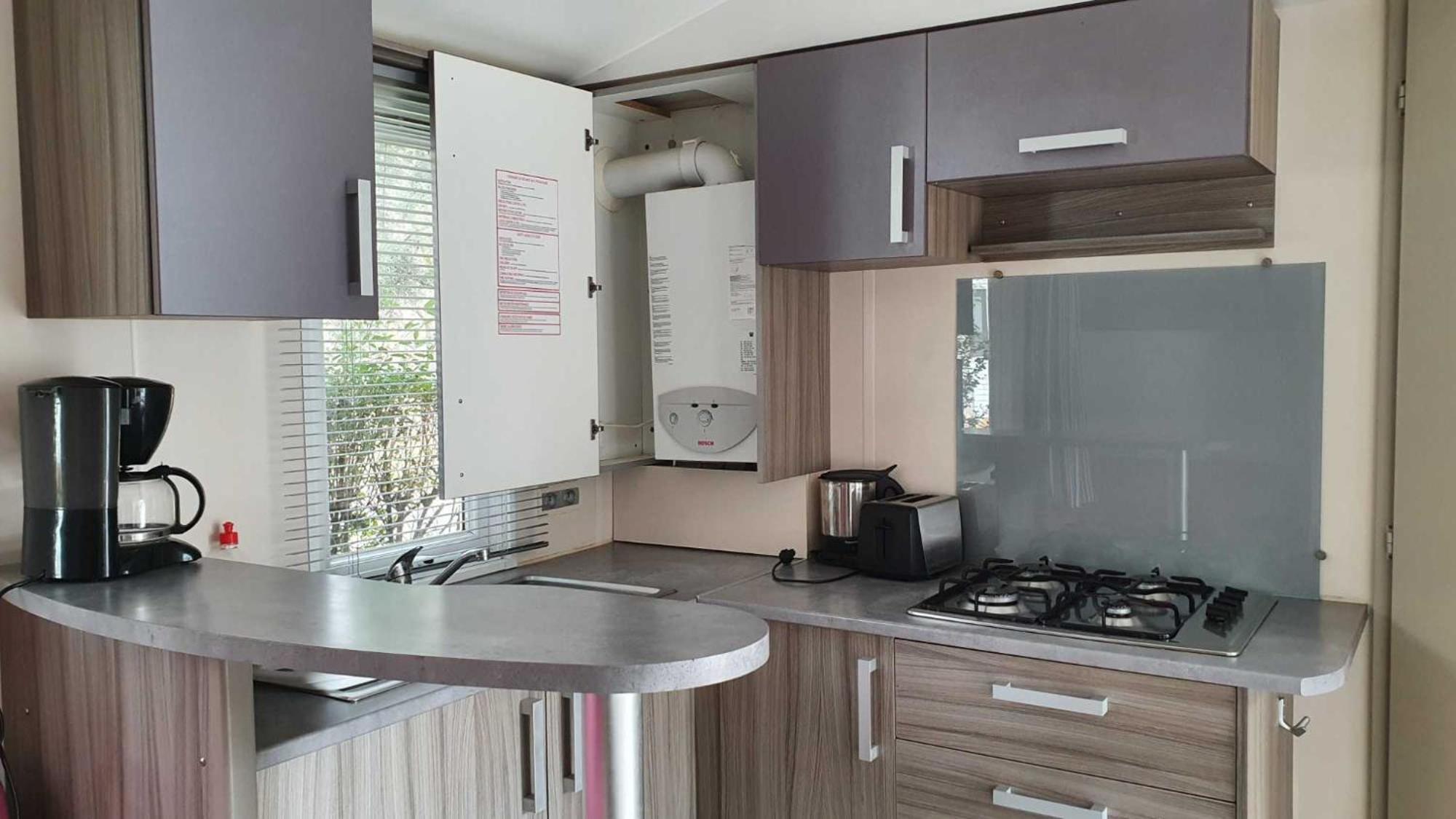Camping L'Enclave Mobil-Home Estavar Bagian luar foto