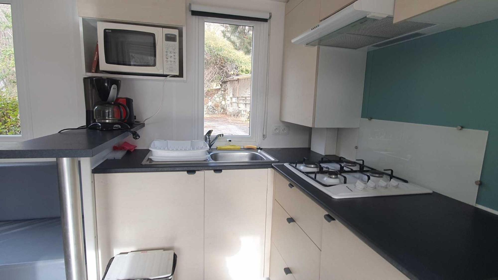 Camping L'Enclave Mobil-Home Estavar Bagian luar foto